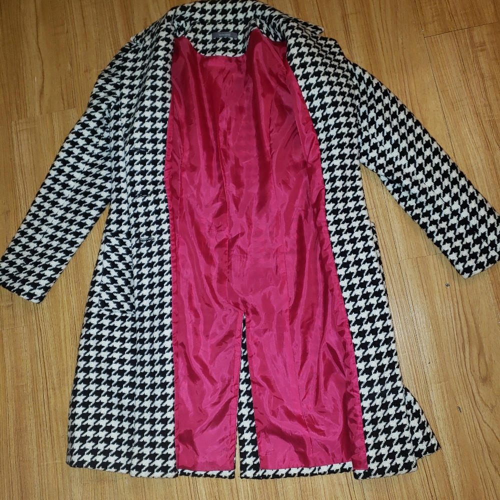 Houndstooth Trench Coat - Picture 5 of 5